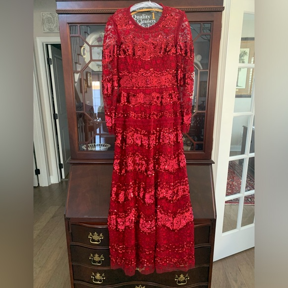 Needle and thread Aurelia Long Sleeve Gown - Picture 6 of 8